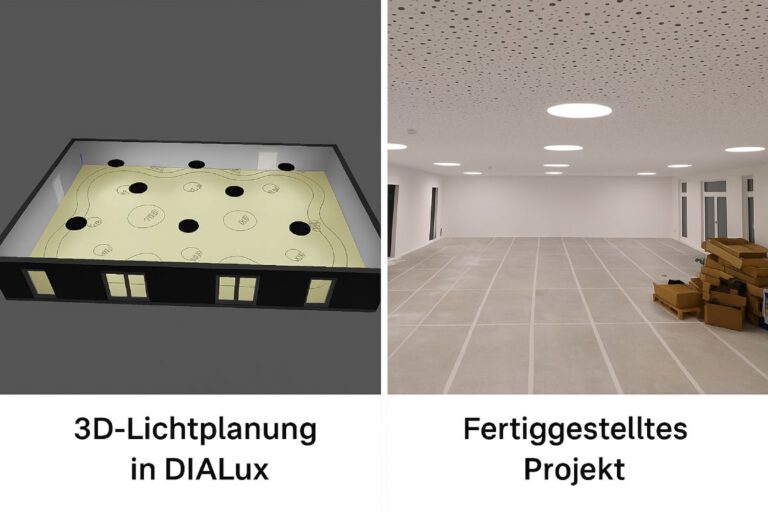 3D-Lichtplanung mit DIALux in Hannover