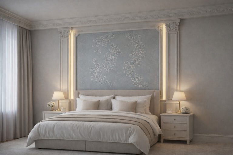 IIndirekte Beleuchtung im Schlafzimmer mit Lichtvoute