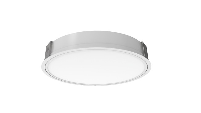 PLAFO REC Einbauleuchte – großformatige runde LED-Leuchte für Saal- und Objektbeleuchtung