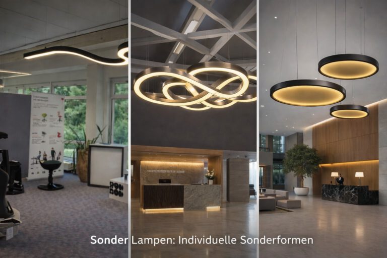 Sonderformen von LED-Leuchten nach Maß mit individuellen Design- und Lichtlösungen